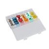 24PCS Car Blade Fuses Zinc Alloy Fuse Assortment Set Automobile