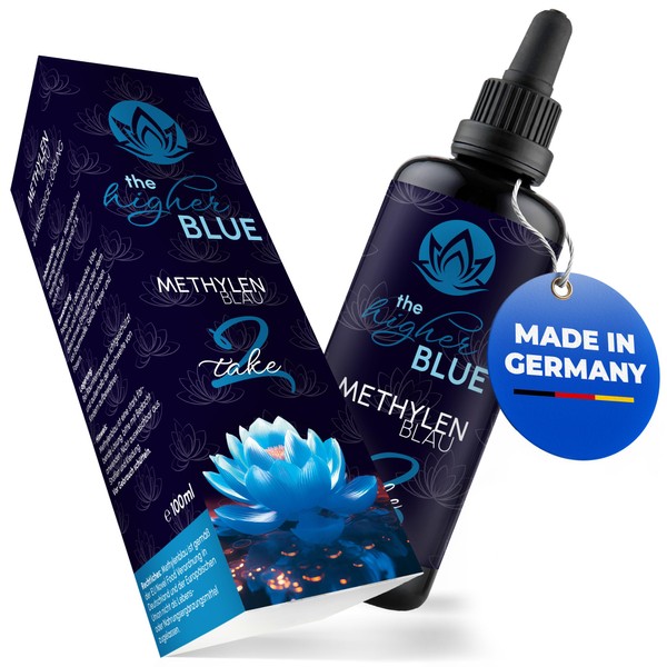 The higher BLUE® TAKE2 Methylenblau 2% Lösung 100ml im Violettglas