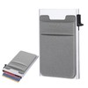 Qiuruoo Lockcard Wallet Credit Card Holder Card Card Wallet Men
