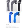 Hirota Golf Socks Knit Smile Utility Headcover (Black)