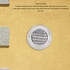 Stainless Steel Air Vent Cap Louvered Vent Cover Round Air