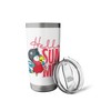 Hello Summer Parrot Pirate Animal Bird Stainless Steel Insulated Tumbler