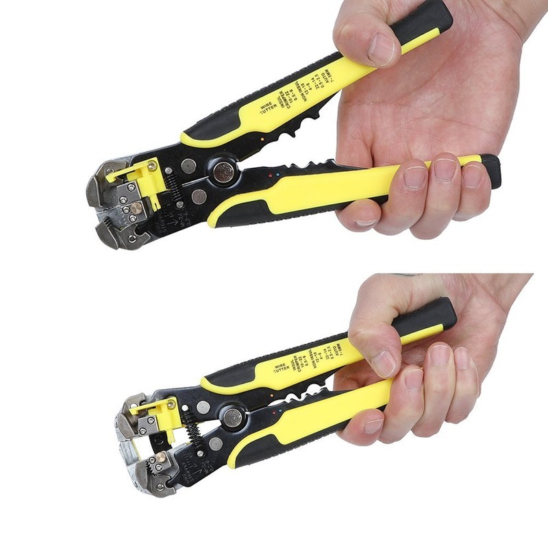 ValueHall Wire Stripper Plier, Self-Adjusting Automatic Wire Stripper Multifunctional Cable