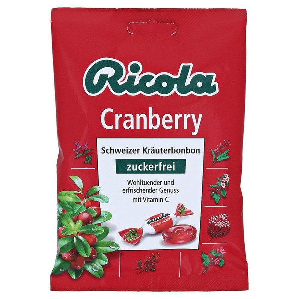 Ricola Cranberry zuckerfrei 75 g