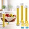 Qualirey 3 Pack Fruit Fly Trap Sticks for Indoors &
