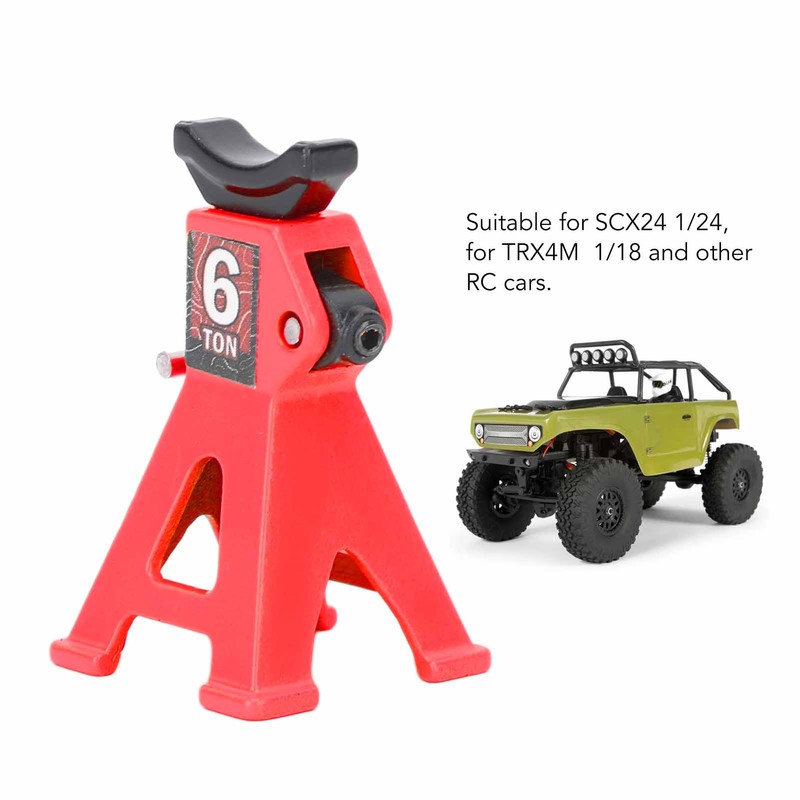 4PCS Mini Jack Stand Adjustable Aluminum Alloy Scale Jack Stand