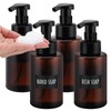 Segbeauty Foam Soap Dispenser, 4 Pcs 400ml Hand Soap Dispenser,