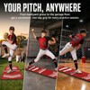 Extra Thick Softball Pitching Mat for Youth Beginners, 54"x12"