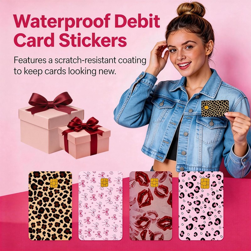 4 PCS Credit Card Skin, Credit Card Skins Debit Card