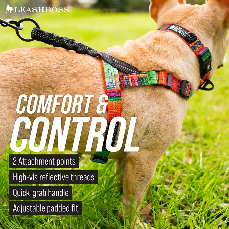 Leashboss No Pull Dog Harness, Easy Walk for Small, Medium,