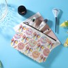 Gradient Color Bows Aesthetic Makeup Bag Funny Girly Daisy Cosmetic