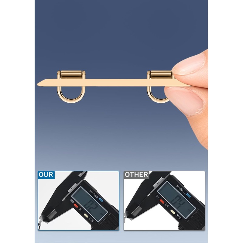 ZXZone Metal Phone Tether Tab, Double Buckle, Anti-Scratch, Metal PhonePatch,