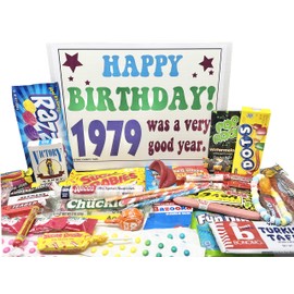RETRO CANDY YUM ~ 1979 47th Birthday Gift Assortment from Childhood for 47 Year Old Man or Woman Born 1979