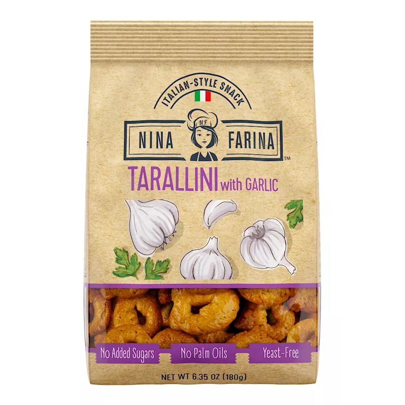 NINA FARINA Tarallini Variety Pack - 6.35oz/each bag (9-Pack)