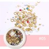 6 Case Mixed Rhinestone Set, Prion, Colorful Parts, Aurora Nail