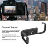 Camera L Bracket Aluminum Alloy CNC Machining Surface Anodizing Quick