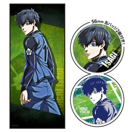Blue Rock Anime Character Large Towel C with Can Badge [Kiyoshi Seiichi]