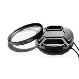 55mm Multi-Coated UV Protective Filter & Lens Cap Compatible for Nikon D5600 D3500 D3400 kit AF-P 18-55mm Lens, for A7RIV A7RIII A7M2 kit FE 28-70mm Lens.(1+1 Pack)