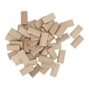 50Pcs Beech Wood Domino Tenon Stopper for Crafting Woodworking Furniture