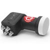 DUR-line + Ultra Quattro LNB – Only for Multiswitch Black