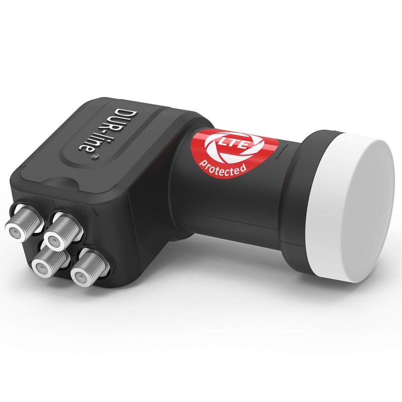 DUR-line + Ultra Quattro LNB – Only for Multiswitch Black