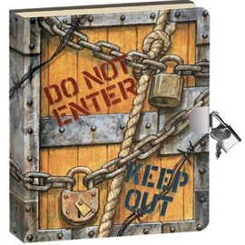 Peaceable Kingdom Kids Diary With Lock and Key Now with Spare Keys (Keep Out)