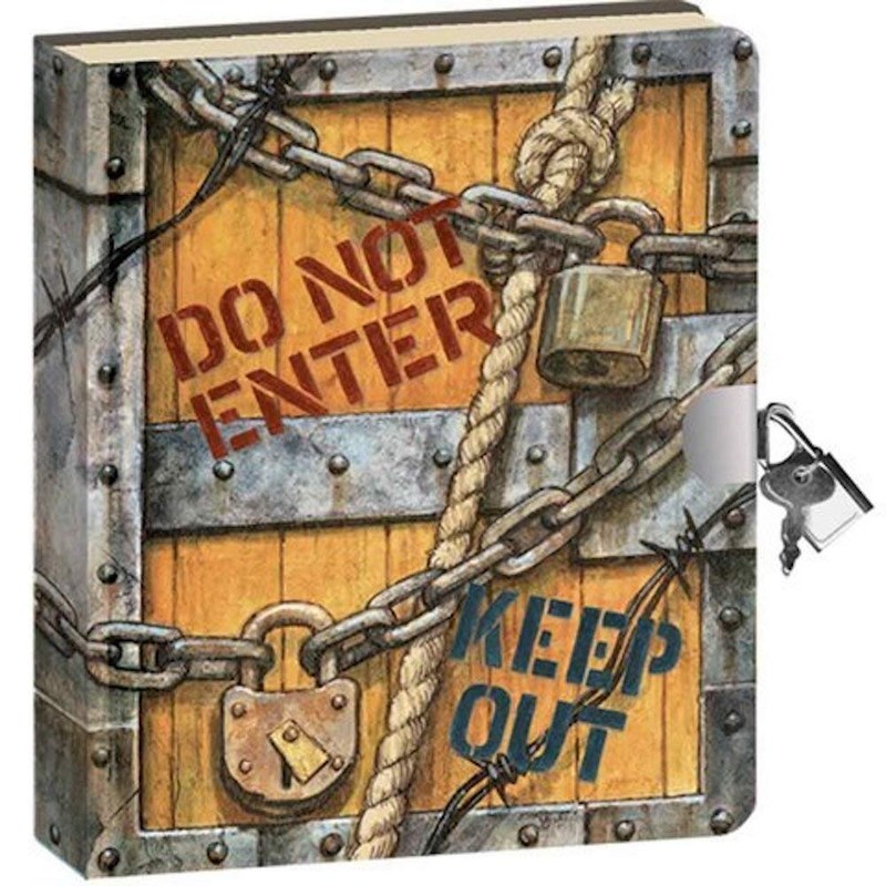 Peaceable Kingdom Kids Diary With Lock and Key Now with