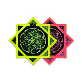Mini Flow Star - Dapo Star - Flow Toy - by First Earth (Flower of Life (UV))