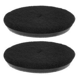 HARFINGTON 2pcs Microfiber Polishing Pad, 6 inch Microfiber Cutting Disc with Hook & Loop Backing for DA Plate Car Polisher Buffing Waxing and Polishing