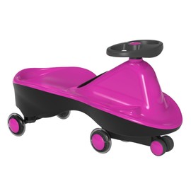 Joybay Sports Collection Premium LED-Wheel Swing Car Ride on Toy (Vibrant Pink, Come Fully Assembled)