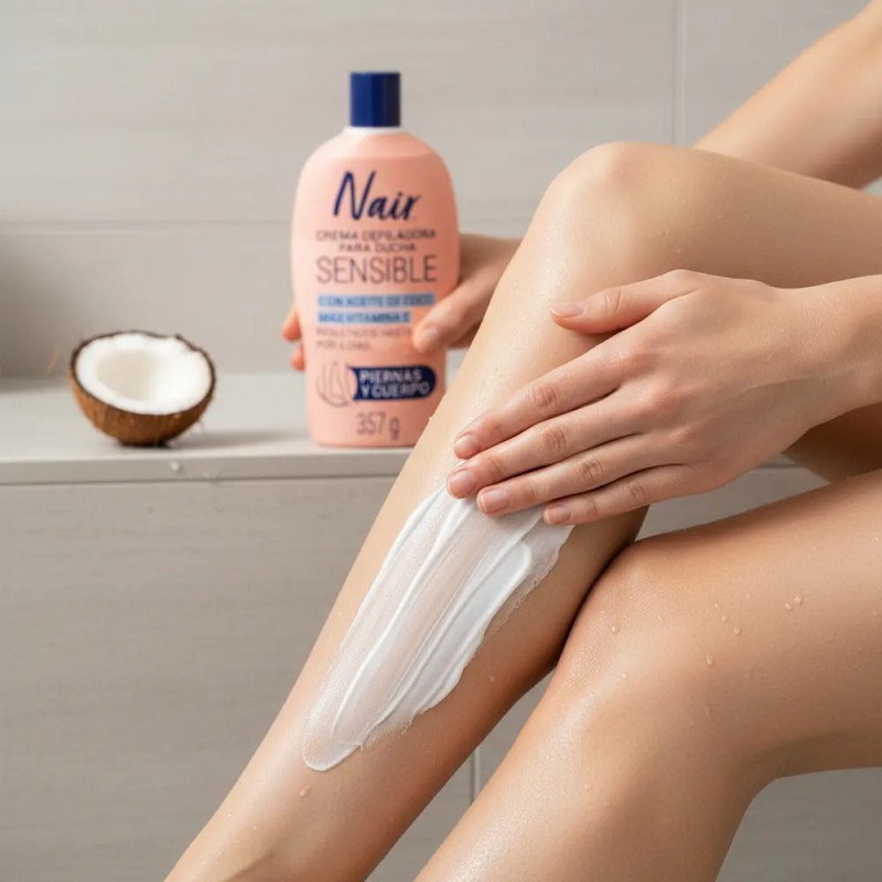 1 Pz Crema Depiladora Para Ducha Piel Sensible 357 G