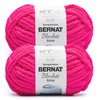 Bernat Blanket Extra Bright Pink Yarn - 2 Pack of