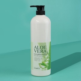 Foodaholic Aloe Vera Soothing Gel 1000ml / Pump-type large capacity soothing gel containing purslane extract / 푸드어홀릭 알로에베라 수딩젤 1000ml 펌프형 대용량 병풀추출물함유 진정 수딩겔