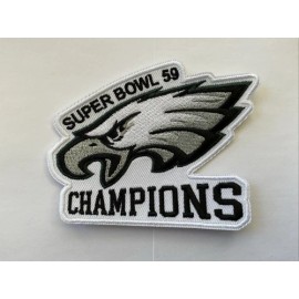 Unbranded Philadelphia Eagles Embroidered- SEW On Super Bowl 59 Patch 3” X 3