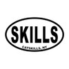 CafePress Skills Catskills, Ny Euro Oval Sticker Oval Car Bumper