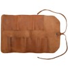 Hide & Drink, Rustic Leather Small Tool Roll, Handmade Includes