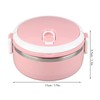 Acero inoxidable portátil con aislamiento térmico Noddles Rice Box Lunch