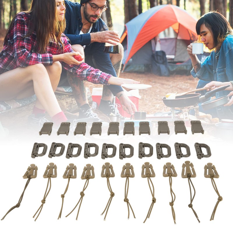 Molle Clips Molle Accessories Web Dominator 30 Pieces Tactical Gear