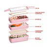 AIMALL Bento Box 3-Layer Students Lunch Box Eco-Friendly 900ml Food