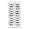 10 Pairs False Eyelashes, Natural Look Short Eyelashes, Cat Eyes,