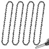 4 Pack Chainsaw Chains - Replacement ChainSaw Chain for 12