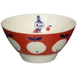 山加商店 Yamaka Shoten MOOMIN MM032-312 Rice Bowl, Little My, Made in Japan, Red, 9.5 fl oz (280 ml)