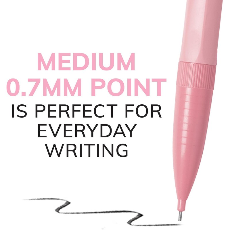 BIC Xtra Smooth Mechanical Pencil with Erasers, 0.7 mm Point,