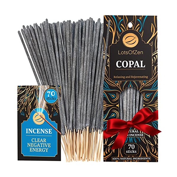 Copal Incense Sticks Smudge Kit (70 pcs) — White Copal