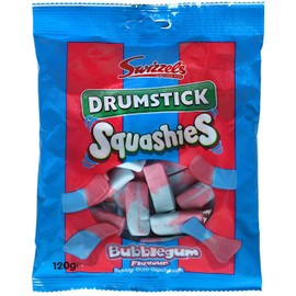 Squashies Bubble Gum Flavour 120g x 10