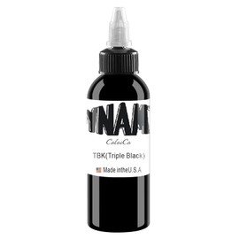 Black Tattoo Ink - Latest Tribal Colouring Permanent Body Makeup Super Black (120 ml)