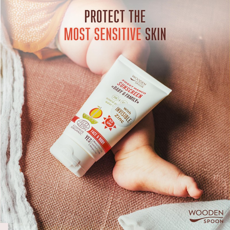 WOODEN SPOON Organic Sun Cream "Baby & Family" SPF 50