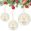 Barydat Religious Christmas Ornaments Bible Affirmations Ornaments God Says You
