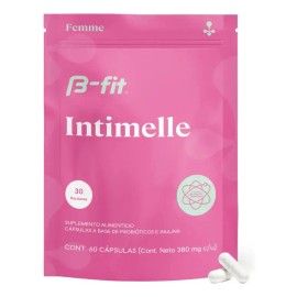 B-fit Intimelle Probióticos + Inulina Prebiótica 60 Caps Sin Sabor