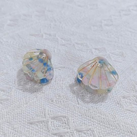 Seashell Hair Clip Clamp Claws for Short Thin Hair Styling Sea Shell Hair Claw Clips for Women Girls 2Pcs Seashell Hair Jaw Clips for Girls Mermaid Costumes Beach Hair Accessories